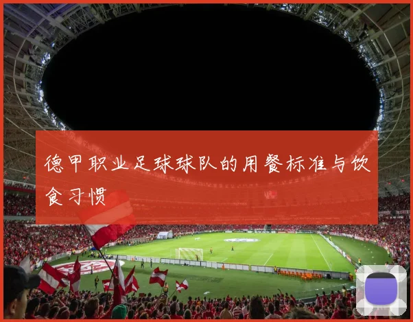 德甲职业足球球队的用餐标准与饮食习惯